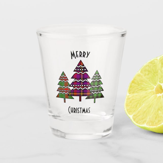 Christmas Trees             Shot Glass (Front)