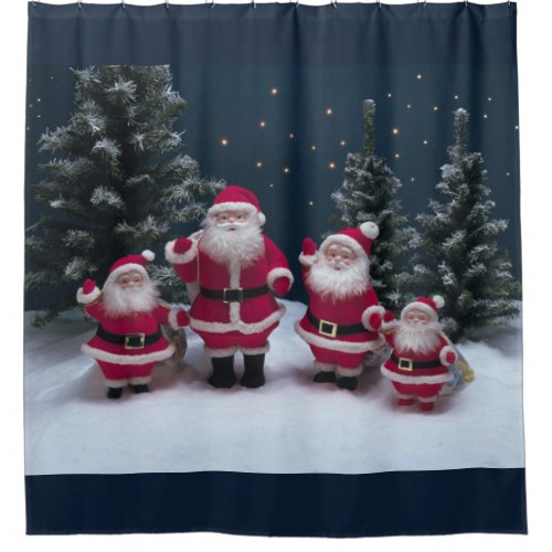 Christmas Trees Shower Curtain
