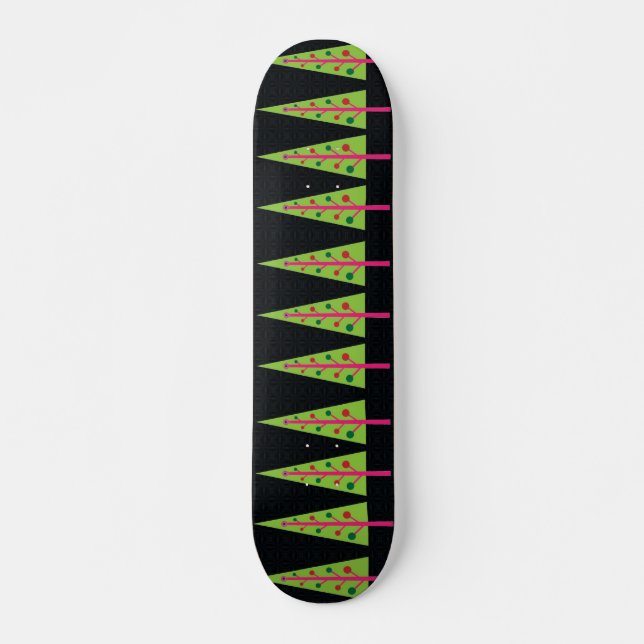 Christmas Trees Skateboard Deck (Front)