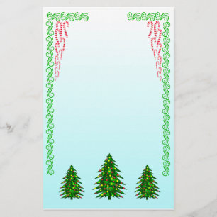 Christmas Trees Stationery