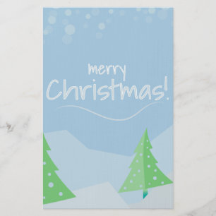 Christmas Trees Stationery