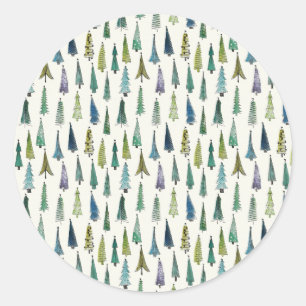 christmas trees stickers