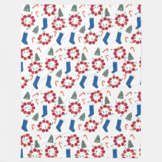 Christmas Trees Stockings Candy Canes Blankets