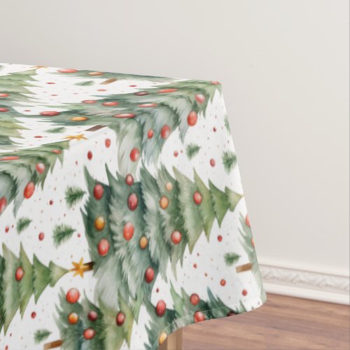 Christmas Trees Tablecloth