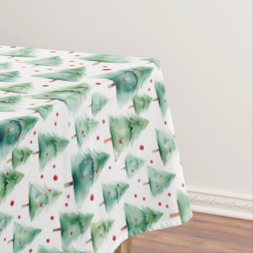 Christmas Trees Tablecloth