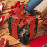 Christmas trees & tigers pattern custom background wrapping paper<br><div class="desc">This colorful cartoon-style Christmas tree pattern with a customizable background gives you the option to change the background colors.
Christmas,  trees,  Christmas animals,  and other Christmas symbols.</div>