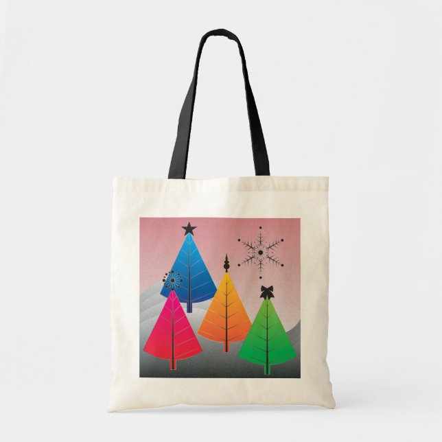 Christmas Trees Tote Bag (Front)