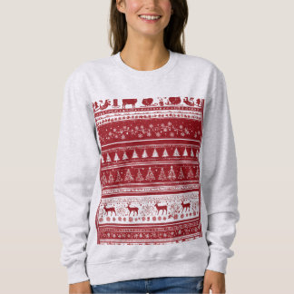 Christmas tress and deer ,sweat-shirt for women  sweatshirt