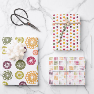 Christmas Trio - Wrapping Paper Sheets