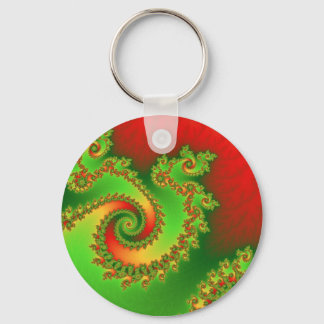 Christmas Triple Twirl Keychain