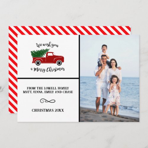 Christmas Truck _ 5x7 Christmas Card