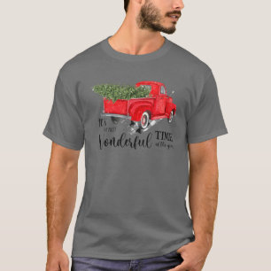 Christmas Truck It's The Most Wonderful Time Of Th T-Shirt