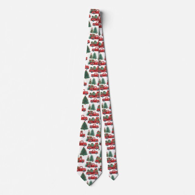 Christmas Truck Neck Tie (Front)