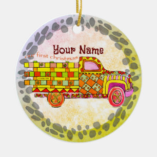 Christmas Truck ornaments