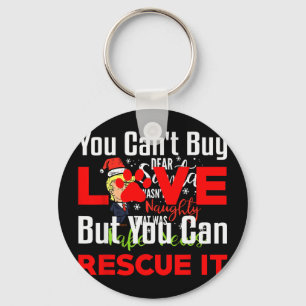 Christmas Trump Dear Santa Fake News Funny Xmas Keychain