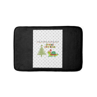 christmas turtle A-Line Dress Bath Mat