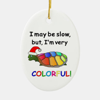 Christmas Turtle gift items! Ceramic Ornament