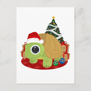 Christmas - Turtle Holiday Postcard