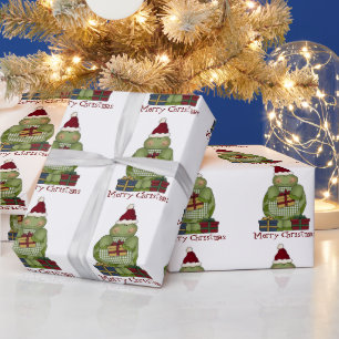 Christmas Turtle Holiday wrapping paper