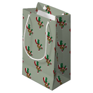 Christmas Turtle Runner Small Gift Bag