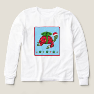Christmas Turtle Tri-Blend Shirts