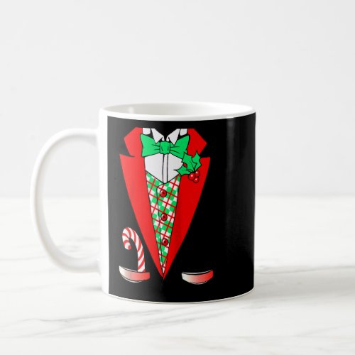 Christmas Tuxedo Candy Cane Family Pajamas Xmas Ho Coffee Mug