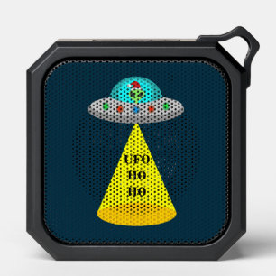 Christmas UFO Ho Ho Alien flying saucer Bluetooth Speaker