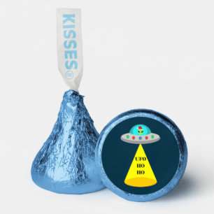 Christmas UFO Ho Ho Alien flying saucer Hershey®'s Kisses®
