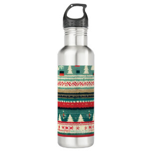 Christmas Ugly Sweater 3 Stainless Steel Water Bottle
