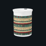 Christmas Ugly Sweater 5 Beverage Pitcher<br><div class="desc">Step into the holiday season with our unique Ugly Christmas Sweater design! It’s more than just a graphic, it’s a conversation starter. With its eye-catching and vibrant colors, it’s sure to turn heads at any holiday gathering. Embrace the festive spirit and spread laughter and joy. Remember, it’s not ugly, it’s...</div>