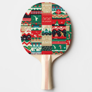 Christmas Ugly Sweater (8) Ping Pong Paddle
