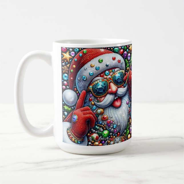 Christmas ugly sweater design coffee mug (Left)