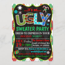 Christmas Ugly Sweater Party Invitation