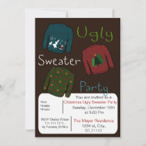 Christmas Ugly sweater Party Invites