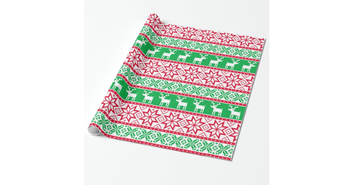 Ugly Christmas Sweater Wrapping Paper 