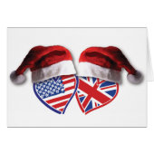 Christmas UK USA Hearts (Front Horizontal)