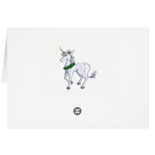 Christmas Unicorn (Back Horizontal)