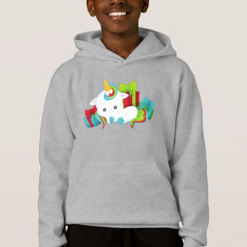 Christmas Unicorn Gifts Presents Xmas New Year Hoodie