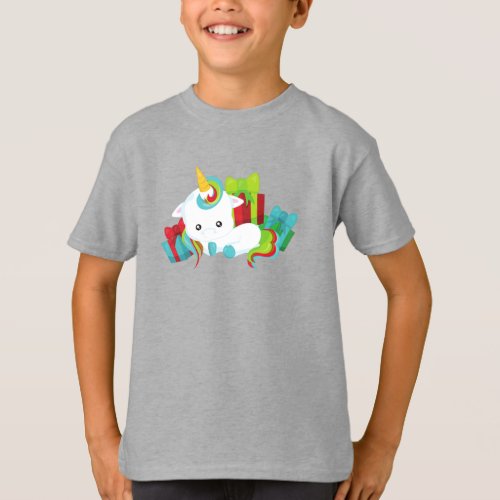 Christmas Unicorn Gifts Presents Xmas New Year T_Shirt