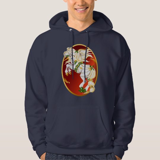 Christmas Unicorn Oval Shirts