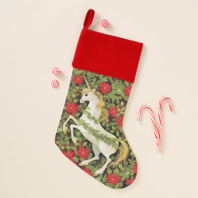 Christmas Unicorn Stocking (Front)