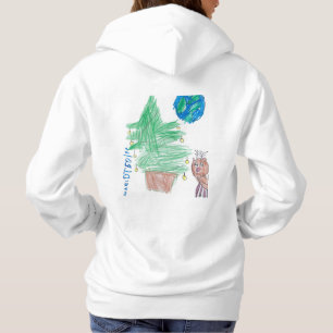 Christmas Unique 6-Year-Old's Drawing Hoodie