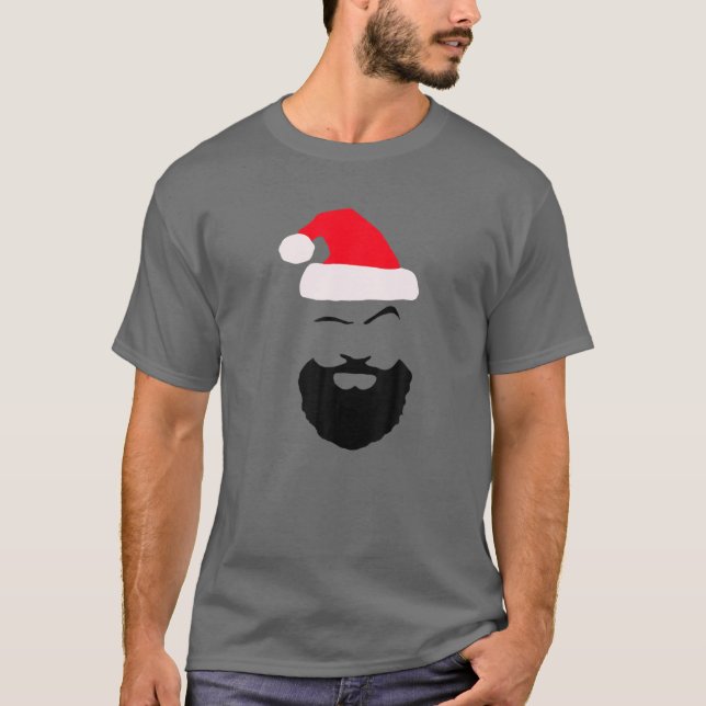 Christmas Unisex Adult / Youth Santa Graphic T-Shirt (Front)