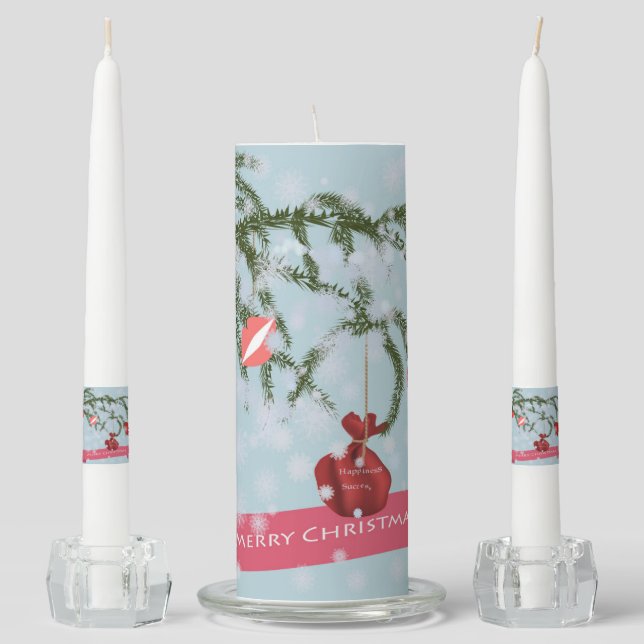 Christmas Unity Candle Set (Front)