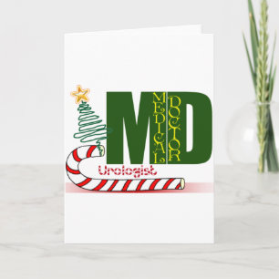 CHRISTMAS UROLOGIST - DOCTOR - MD HOLIDAY CARD