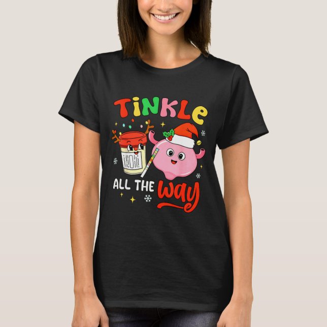 Christmas Urologist Nephrologist T Healthcare Work T-Shirt (Front)