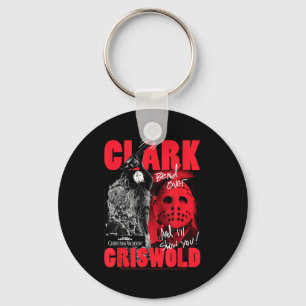 Christmas Vacation Clark Griswold Hockey Mask Holi Keychain