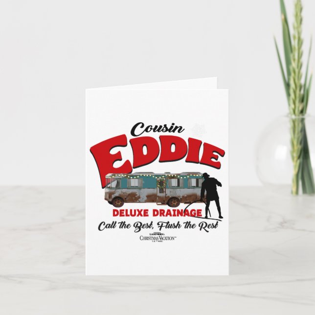 Christmas Vacation Cousin Eddie Deluxe Drainage  Card (Front)