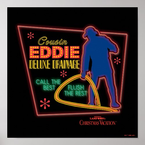 Christmas Vacation  Cousin Eddie Neon Sign