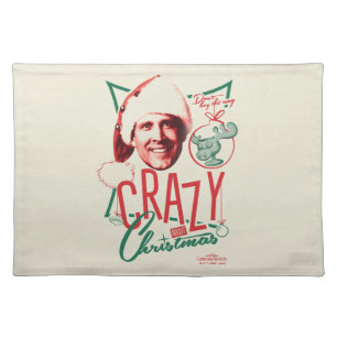 Christmas Vacation Crazy About Christmas Cloth Placemat